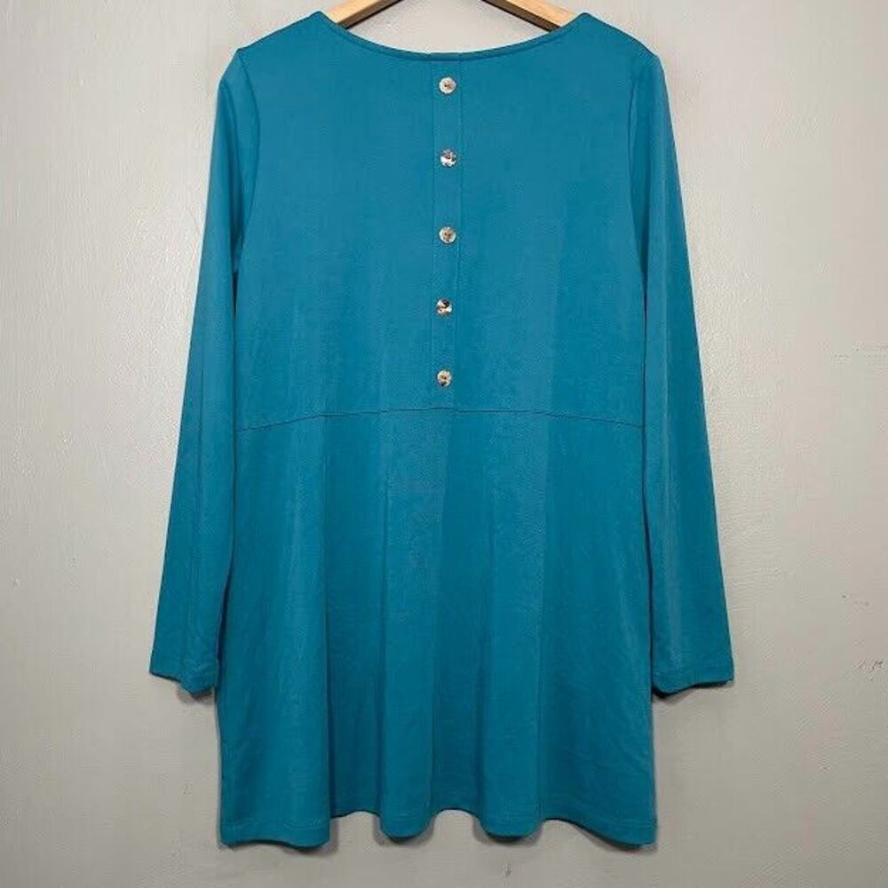 Soft Surroundings Size Medium Basic Modal Knit Tu… - image 5